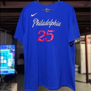 Philadelphia Sixers Nike Dri Fit XXL Ben Simmons shirt. 🏀Go Sixers🏀